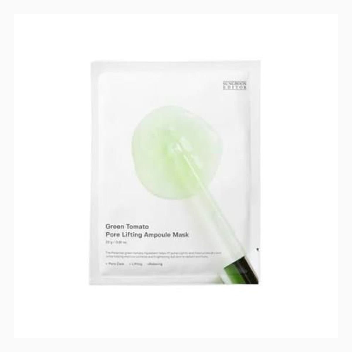 Sungboon Editor Green Tomato Pore Lifting Ampoule Mask 23g*1pcs