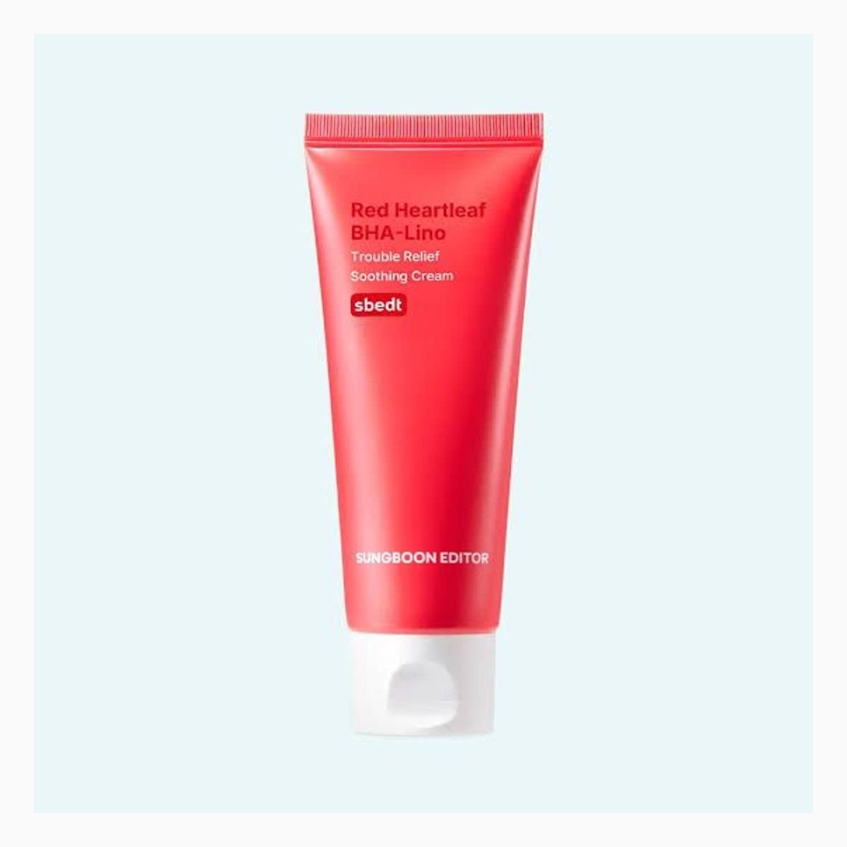 Sungboon Editor Red Heartleaf BHA-Lino Trouble Relief Soothing Cream 50ml