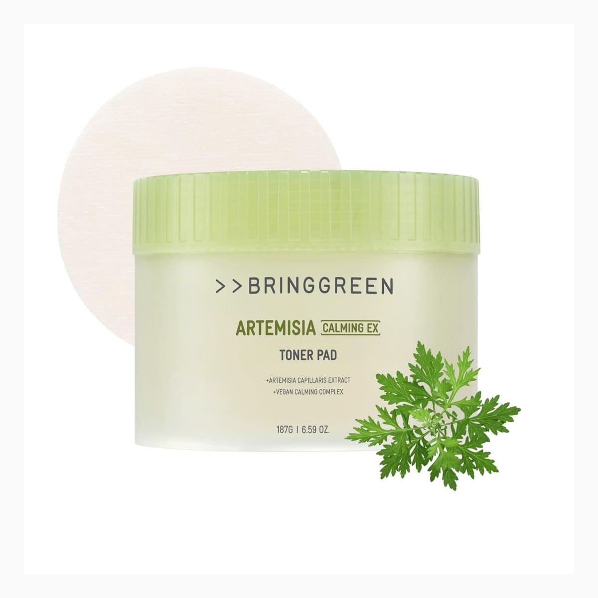 BRING GREEN ARTEMISIA CALMING EX TONER PAD 75p