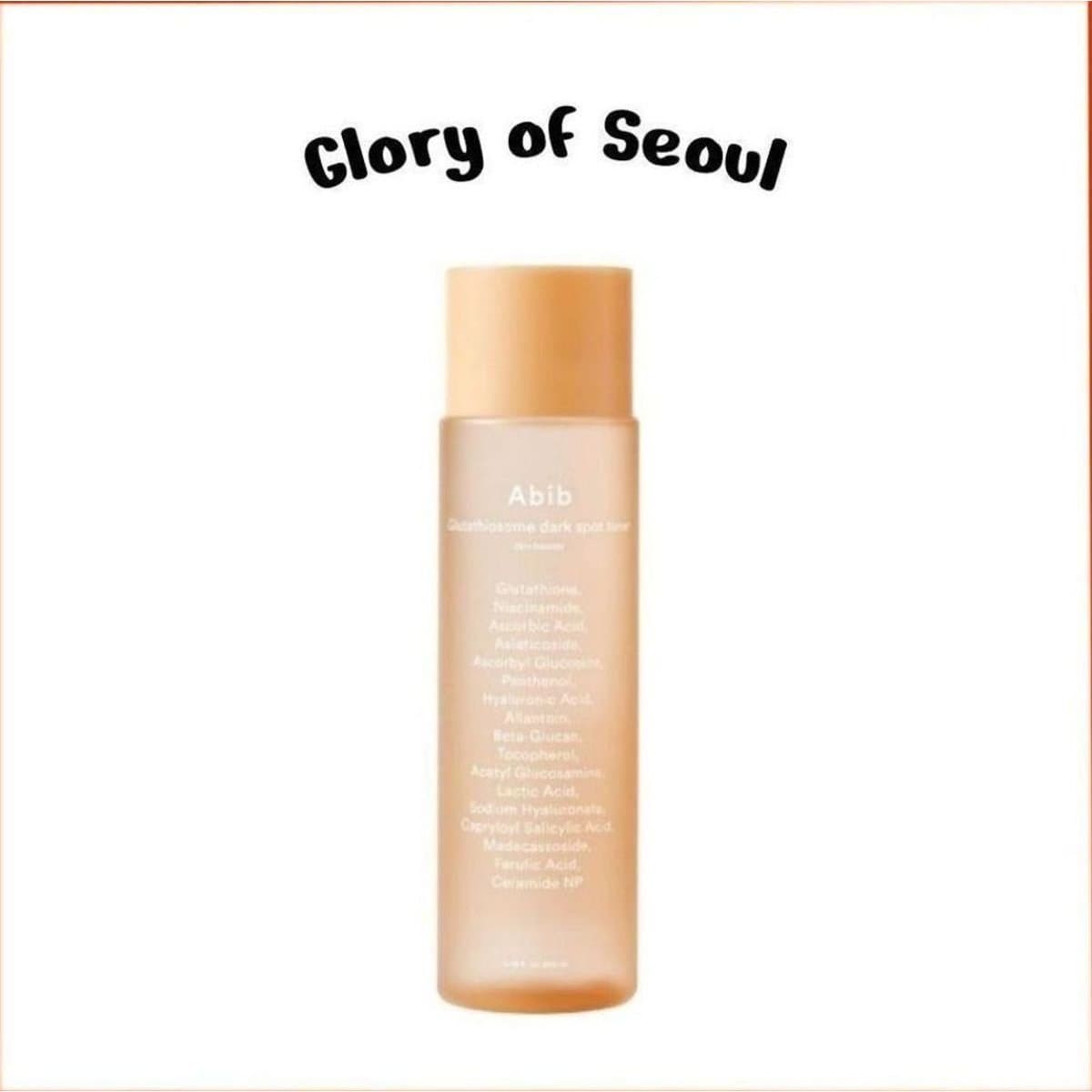 Abib Glutathione dark spot toner
Skin booster