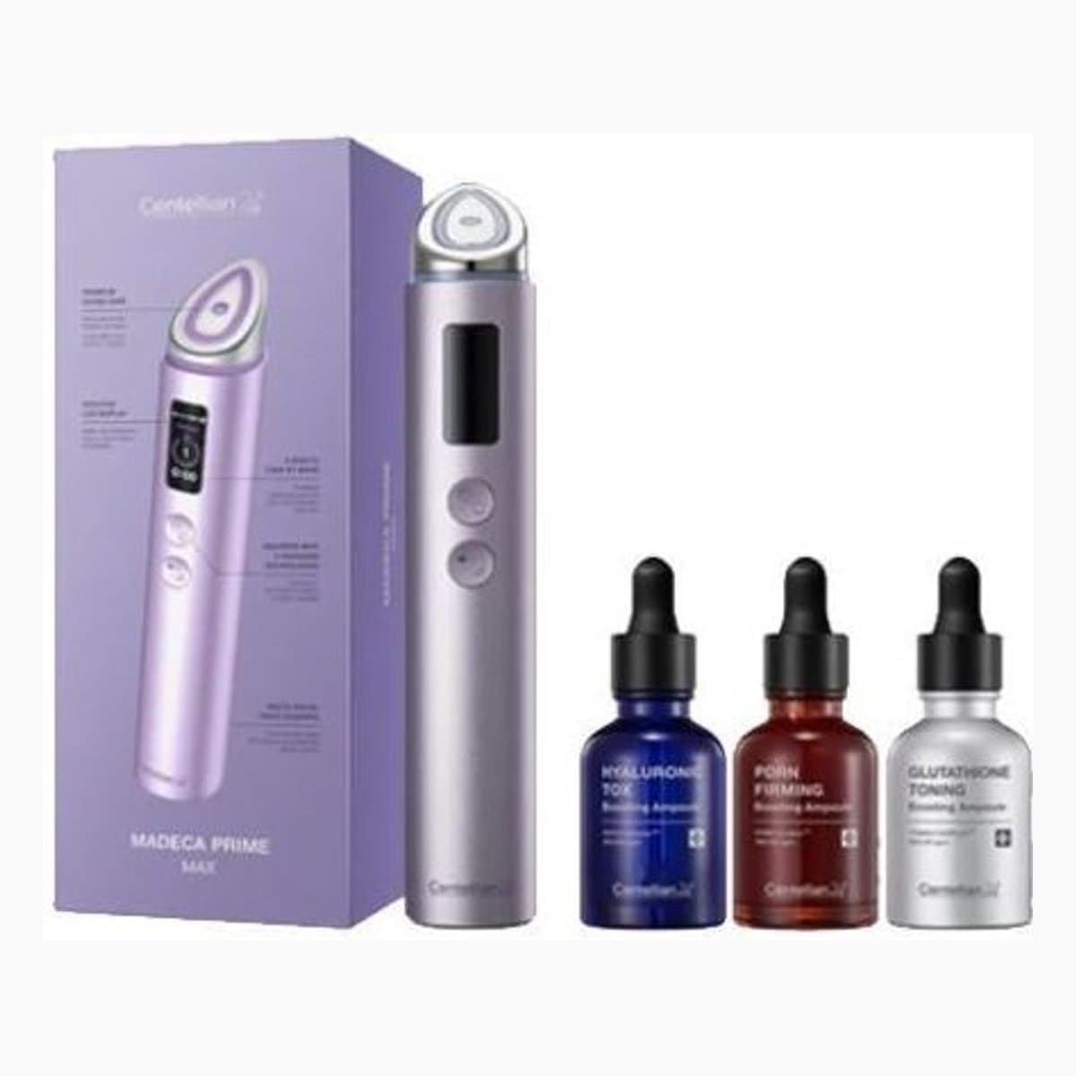 Centellian24 Madeca Prime MAX (silver) + Boosting Ampoule 3 set