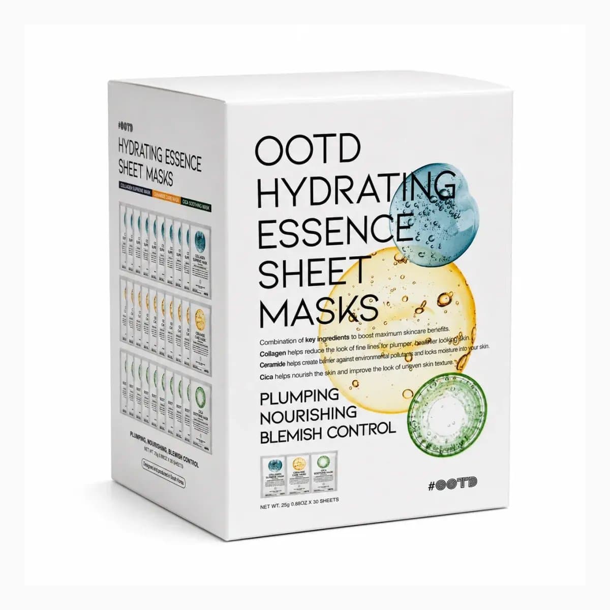 #OOTD
Variety Hydrating Essence
Sheet Masks