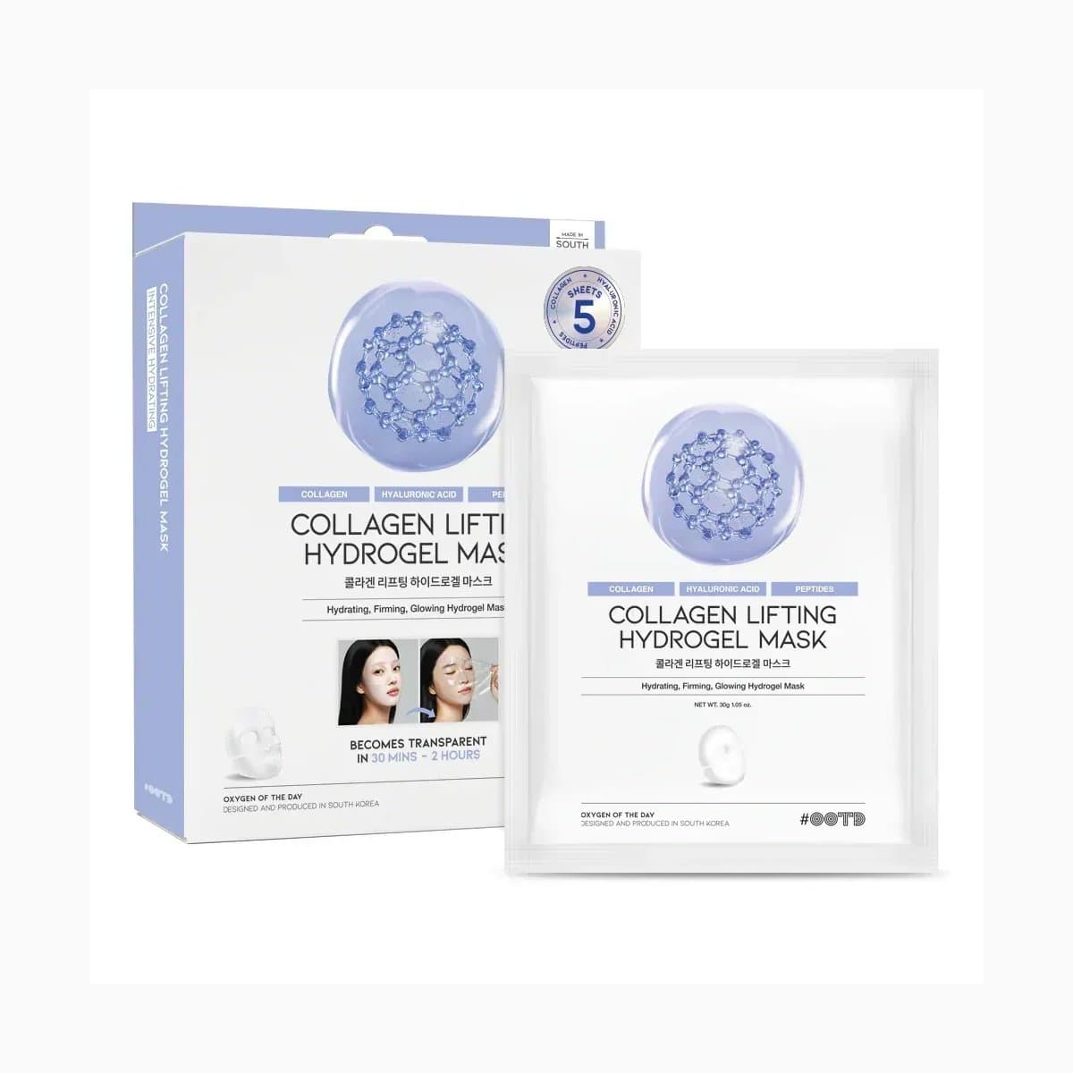 #OOTD
Collagen Lifting Hydrogel Mask