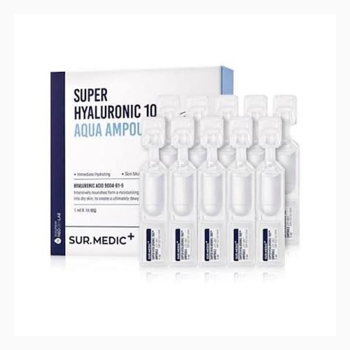 SUR.MEDIC+
SUPER HYALURONIC 100TM AQUA AMPOULE