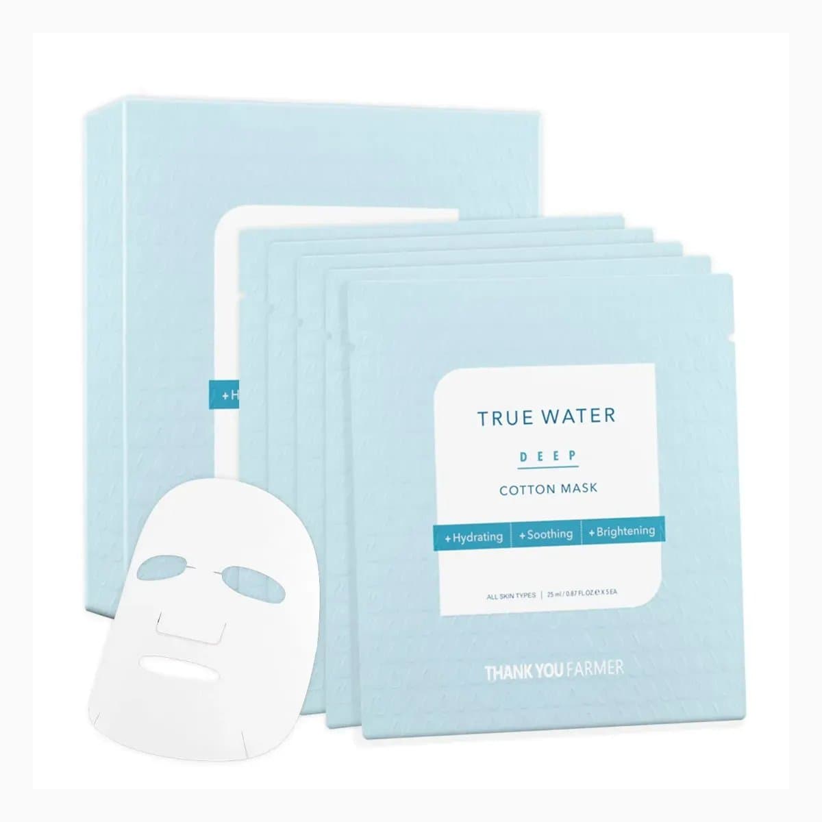 THANK YOU FARMER True Water Deep Cotton Mask 1pc