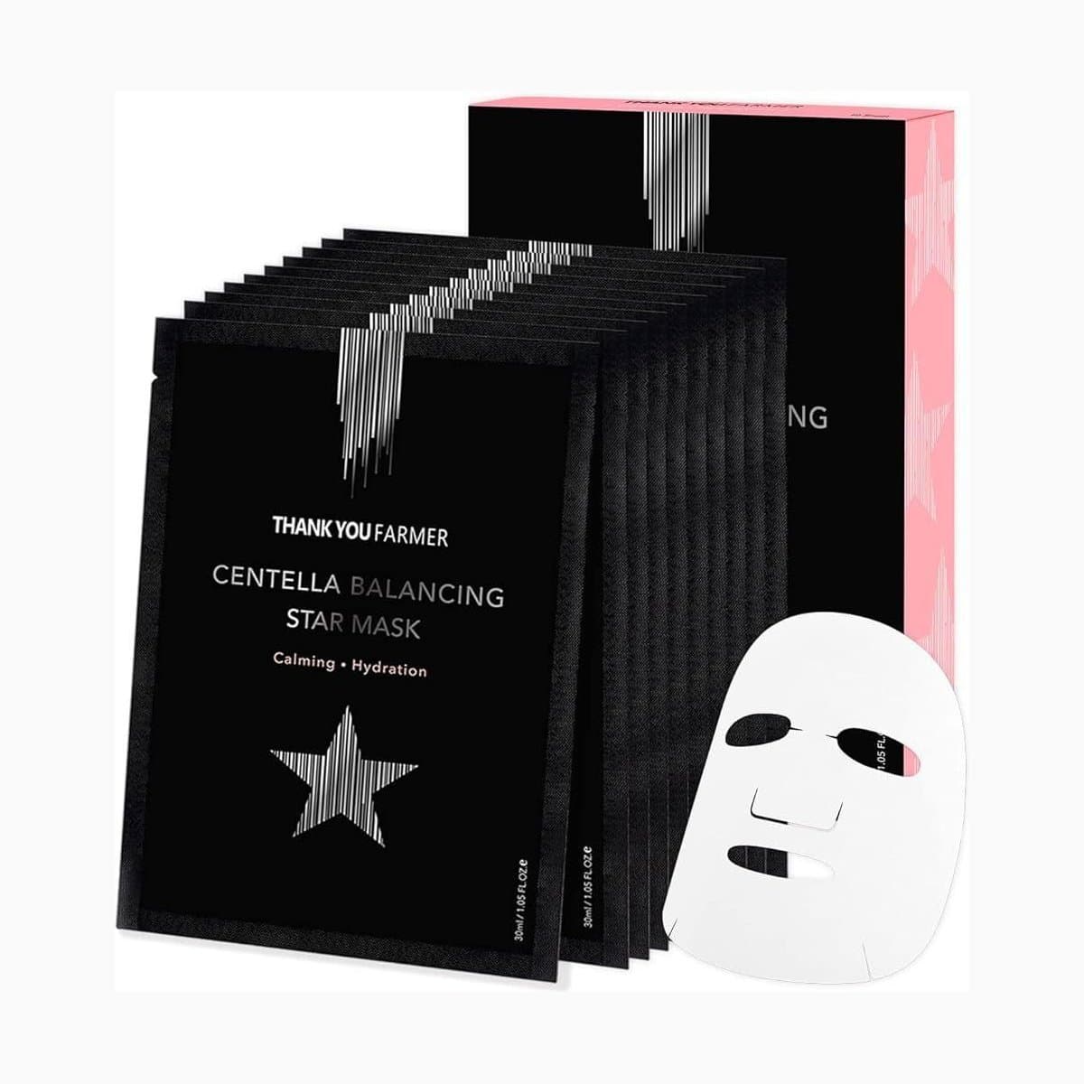 THANK YOU FARMER Centella Balancing Star Mask 10pc