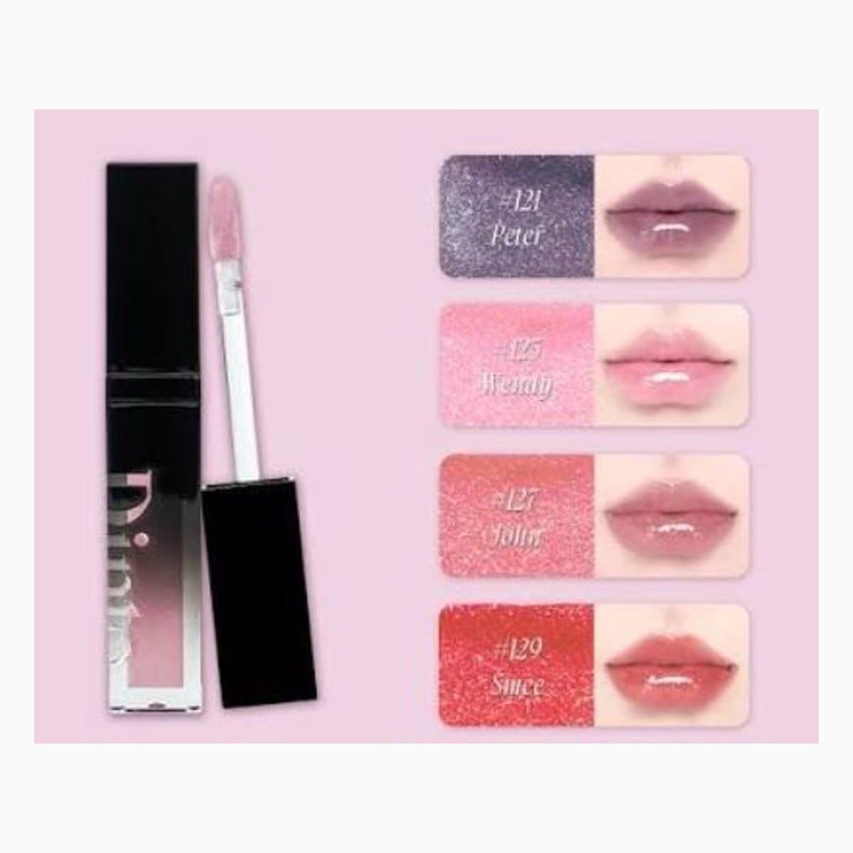 Dinto (Peter & Wendy Collection) Pearl-Kissed Plumping Lip Glacé 124 Ms.Bell