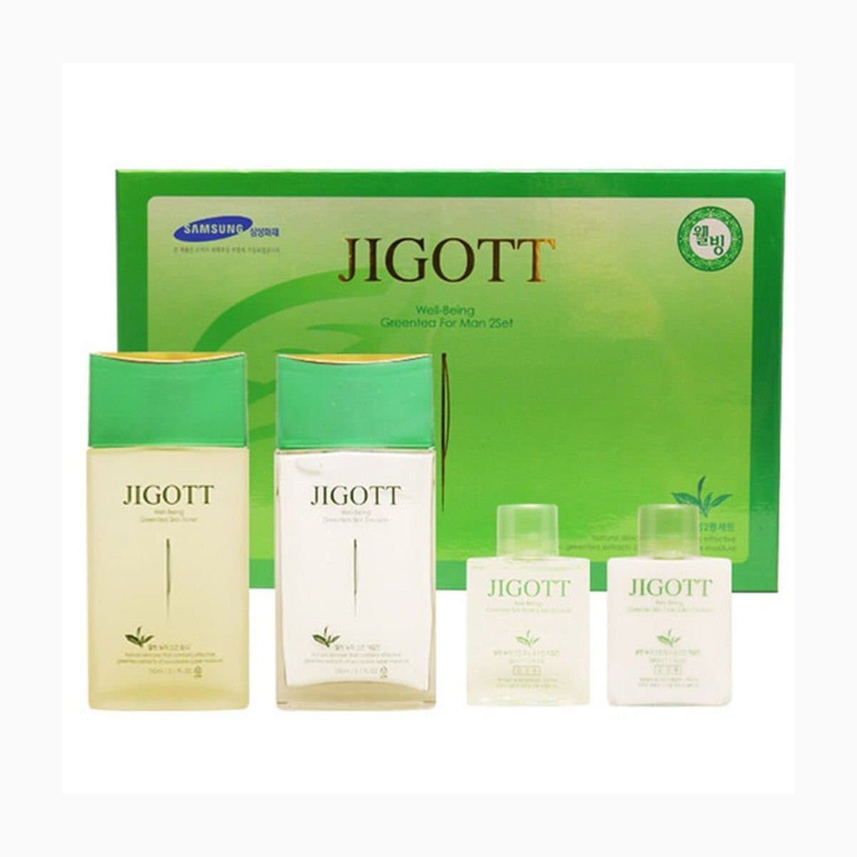 JIGOTT WELL-BEING GREEN TEA HOMME SKIN CARE 2SET