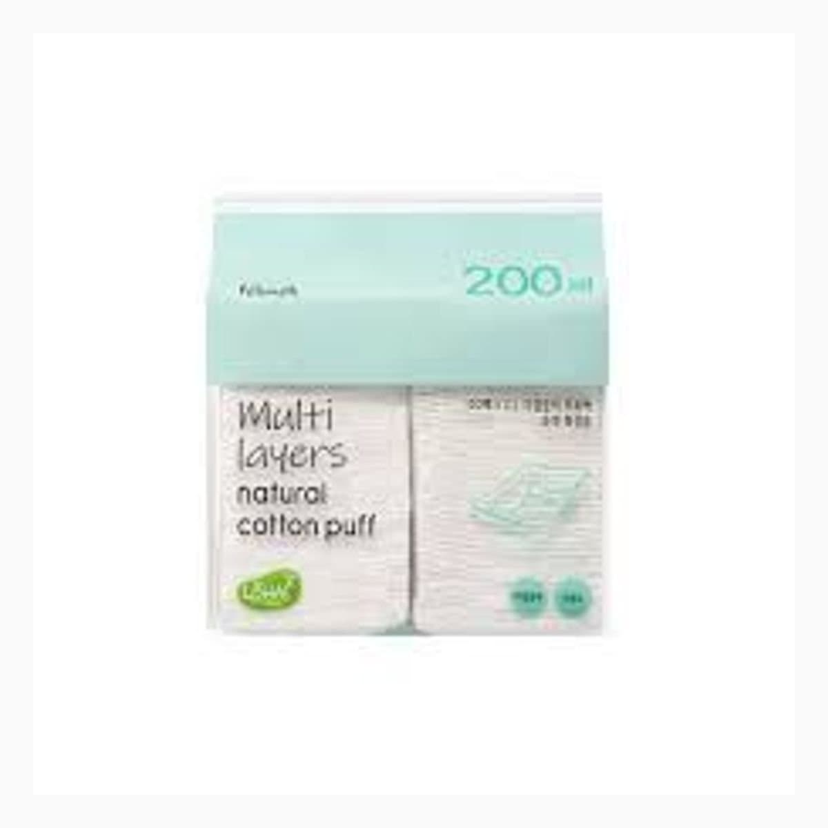 Fillimilli MULTI LAYER NATURAL COTTON PUFF 200P