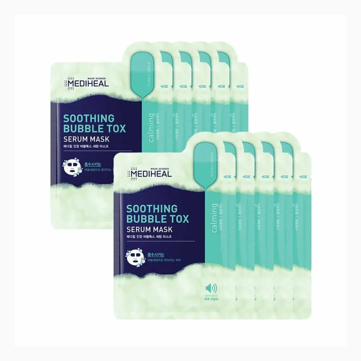 MEDIHEAL Soothing Bubble-Tox Serum Mask *10 (Ver.2)