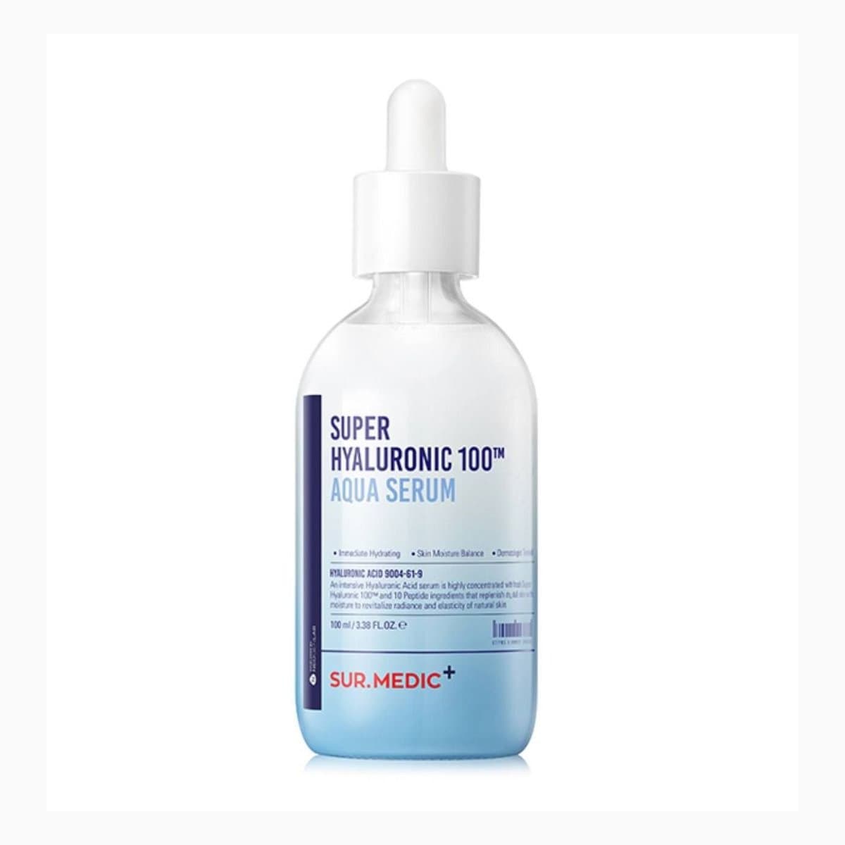 SUR.MEDIC+
SUPER HYALURONIC 100TM AQUA SERUM