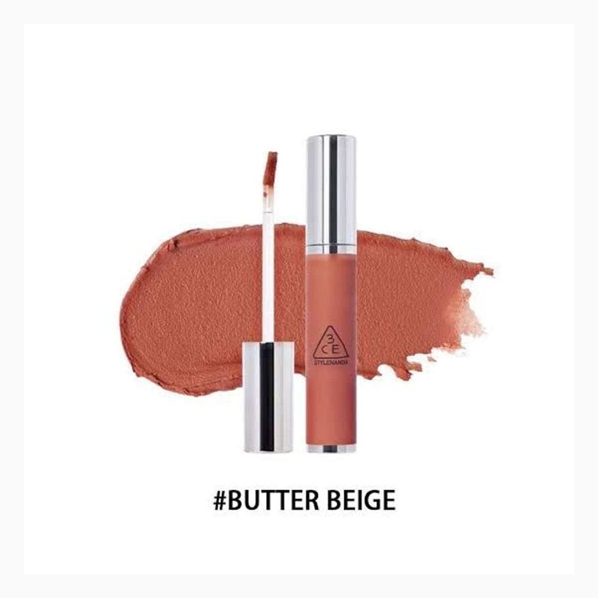 3CE HAZY LIP CLAY #BUTTER BEIGE