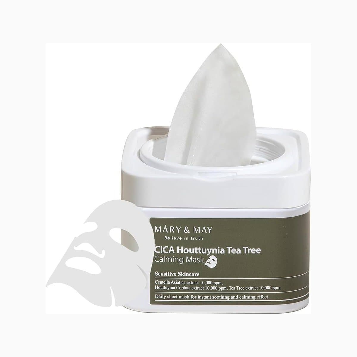 Mary&May CICA Houttuynia Tea Tree Calming Mask 30ea/400g