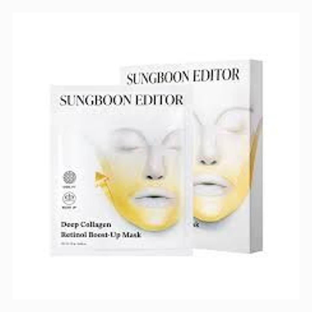 Sungboon Editor Deep Collagen Retinol Tension Boost Up Mask Set 4pcs