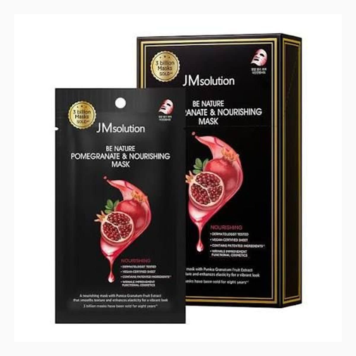 JMSOLUTION BE NATURE POMEGRANATE & NOURISHING MASK