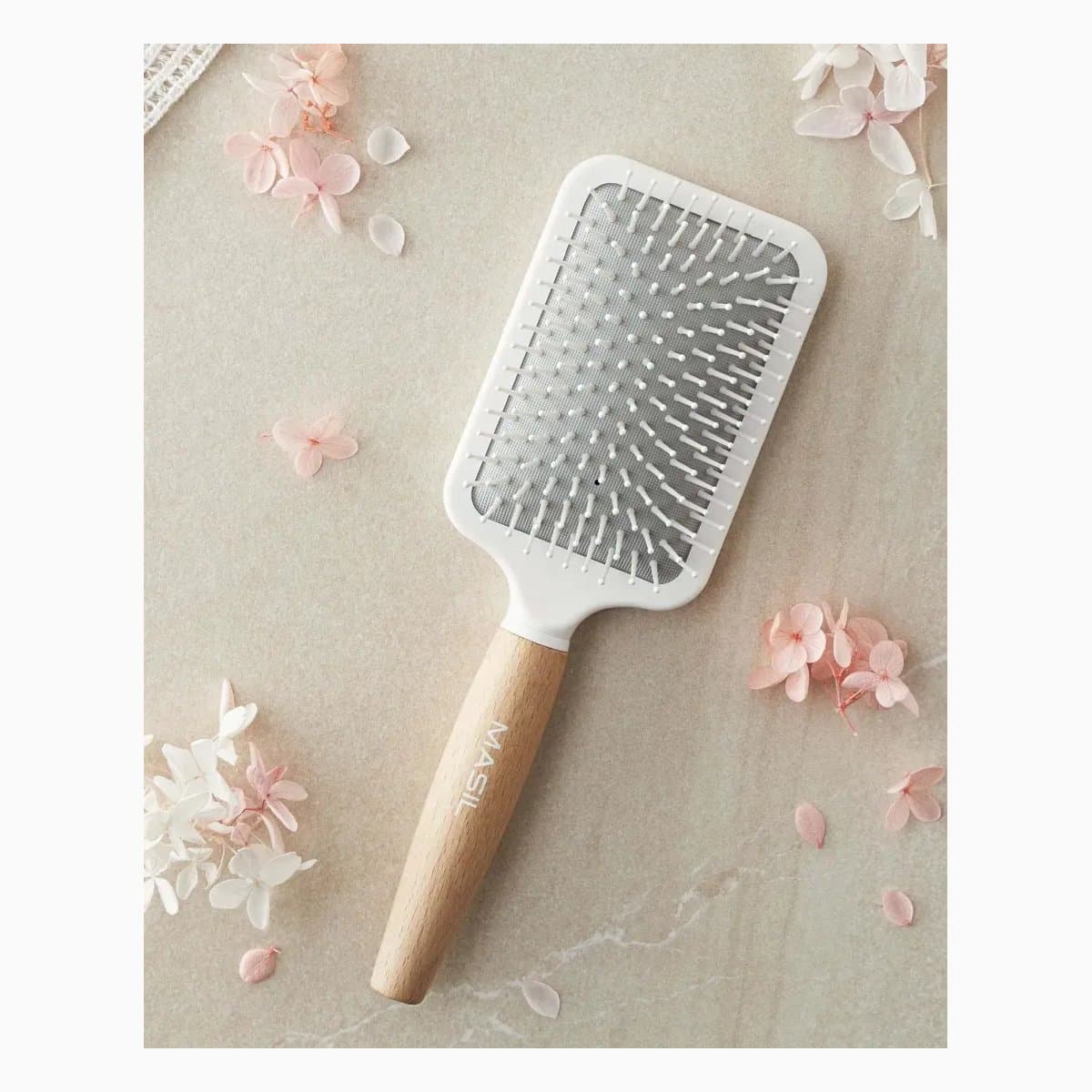 (MASIL WOODEN PADDLE BRUSH)