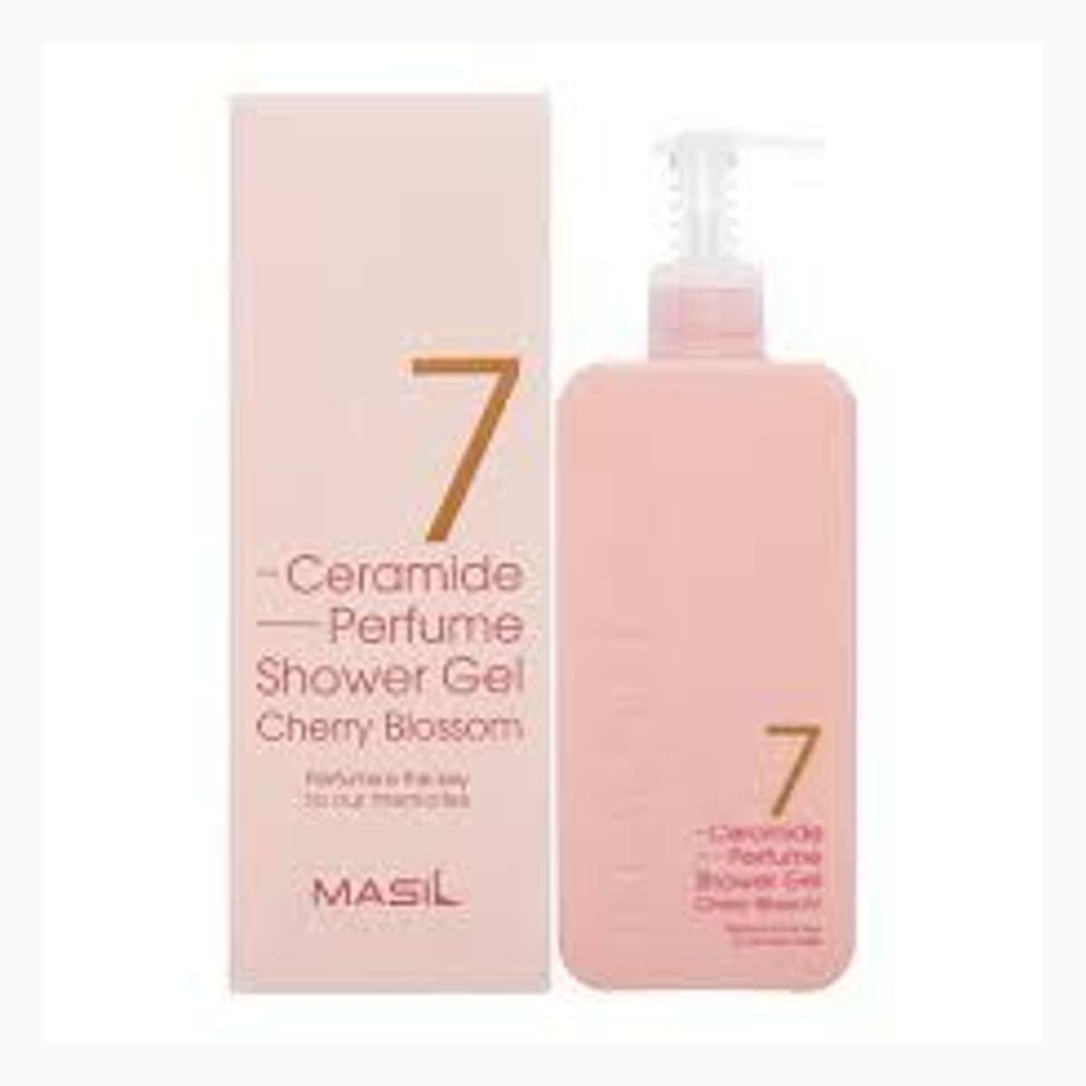 MASIL 7 CERAMIDE PERFUME SHOWER GEL 500ml (CHERRY BLOSSOM)
