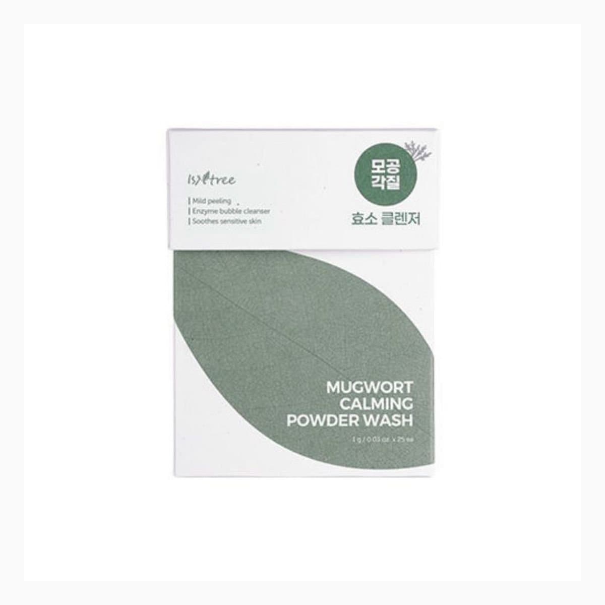 ISNTREE MUGWORT CALMING POWDER WASH 15g