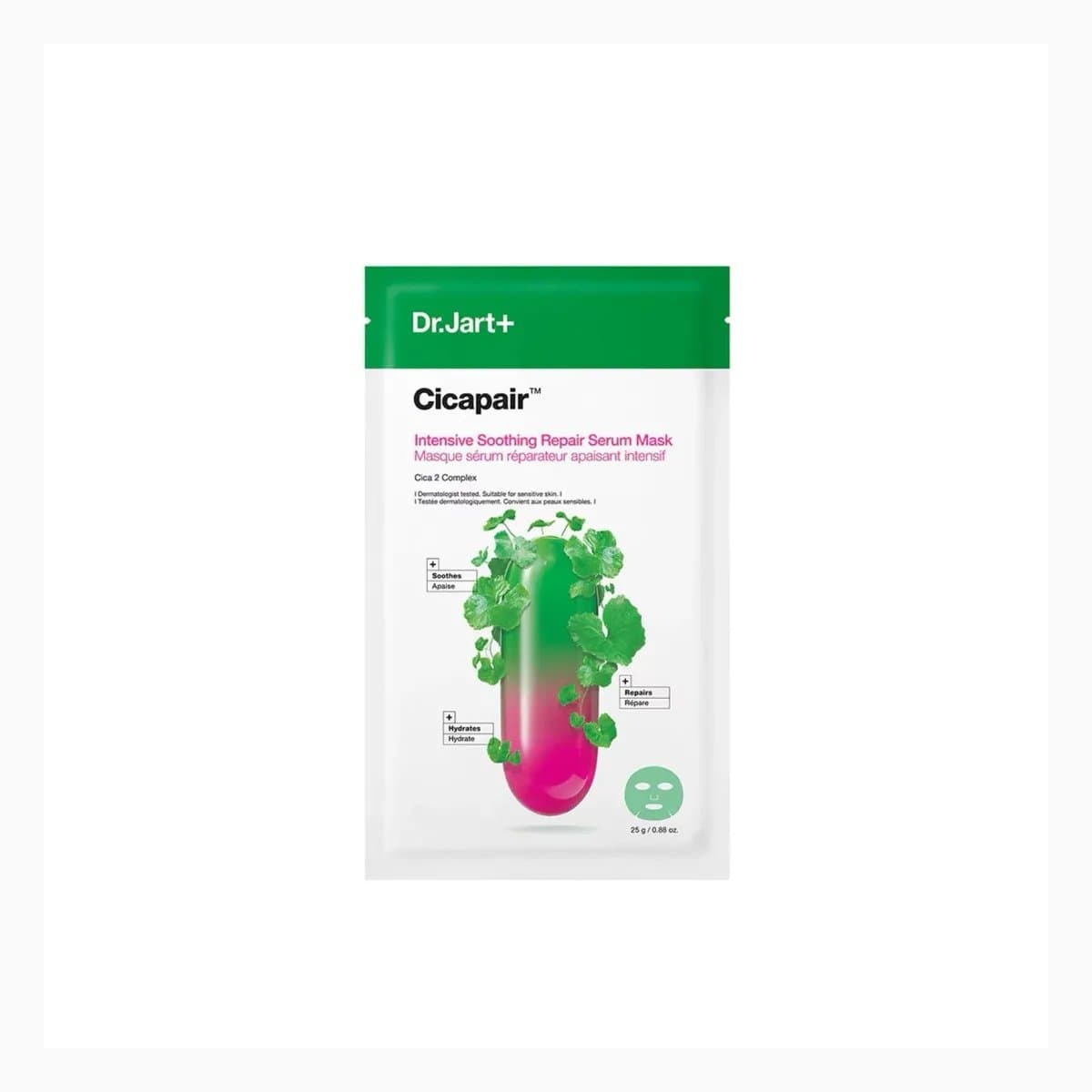 Dr.Jart+ Cicapair Intensive Soothing Repair Serum Mask (25g*5ea)-Y Barcode-GB-BB