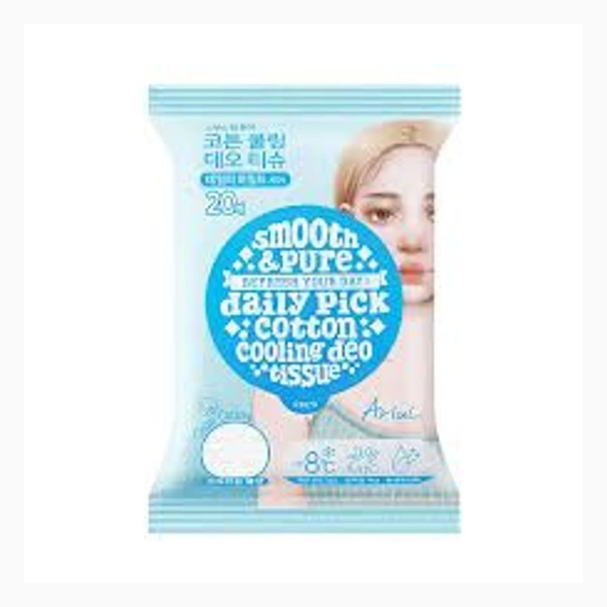 Ariul Smooth & Pure Cotton Cooling Deo Tissue