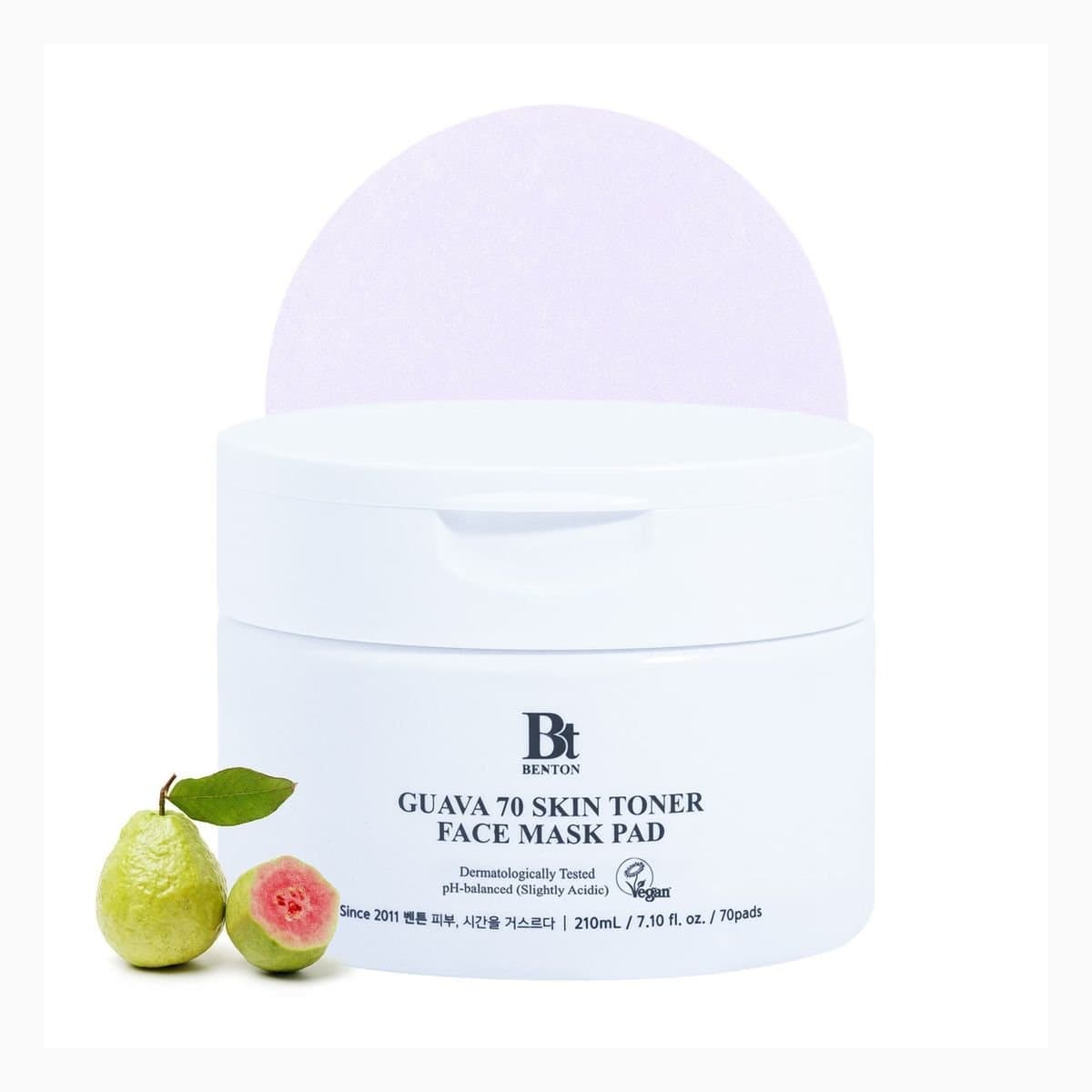 BENTON GUAVA 70 SKIN TONER FACE MASK PAD