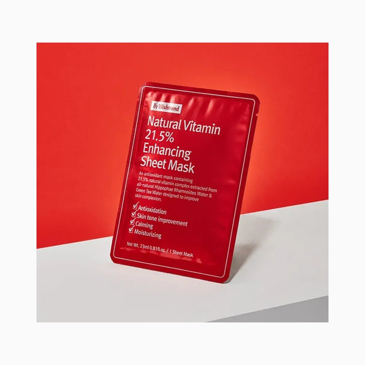 By Wishtrend Natural Vitamin 21.5% Enhancing Sheet Mask 23 mL