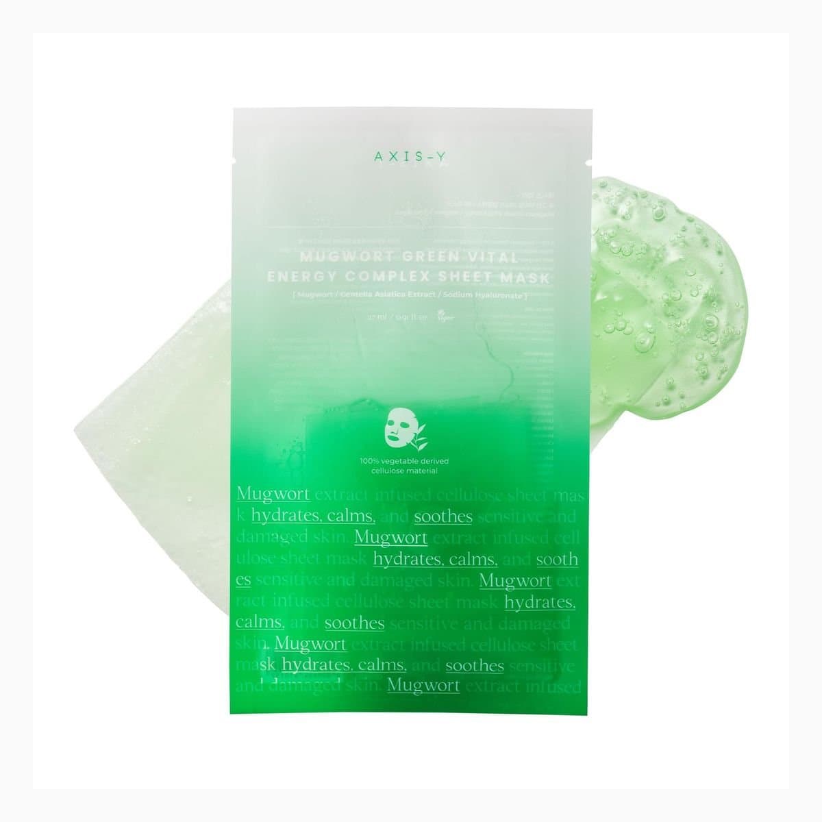 AXIS-Y Mugwort Green Vital Energy Complex Sheet Mask 27ml