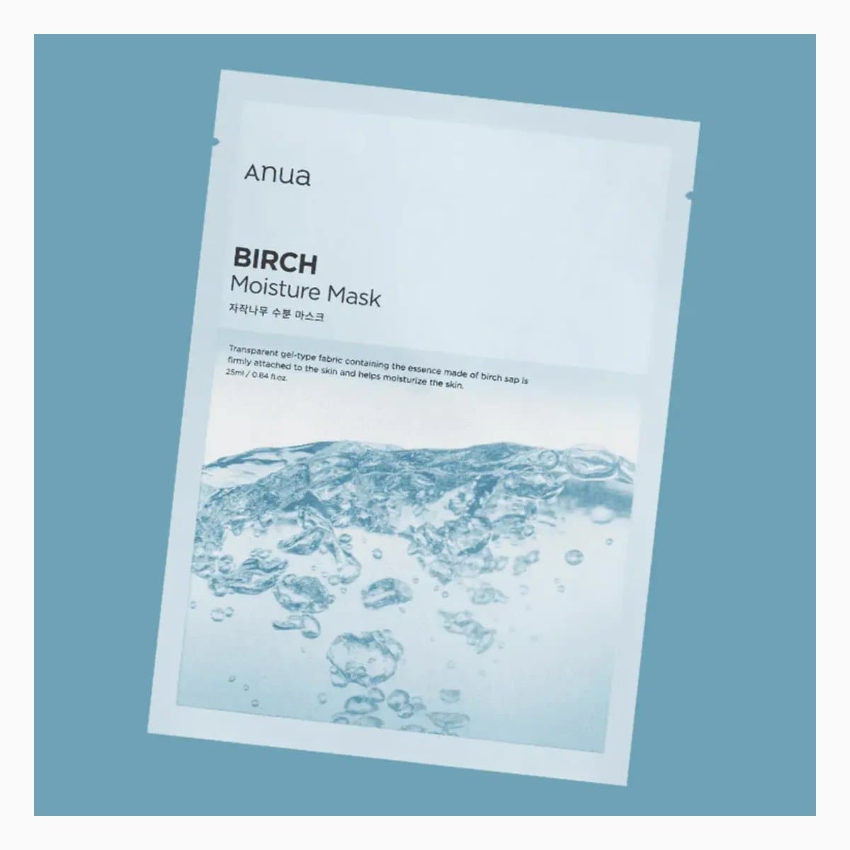 ANUA BIRCH MOISTURE SHEET MASK 25ml (1PC)
