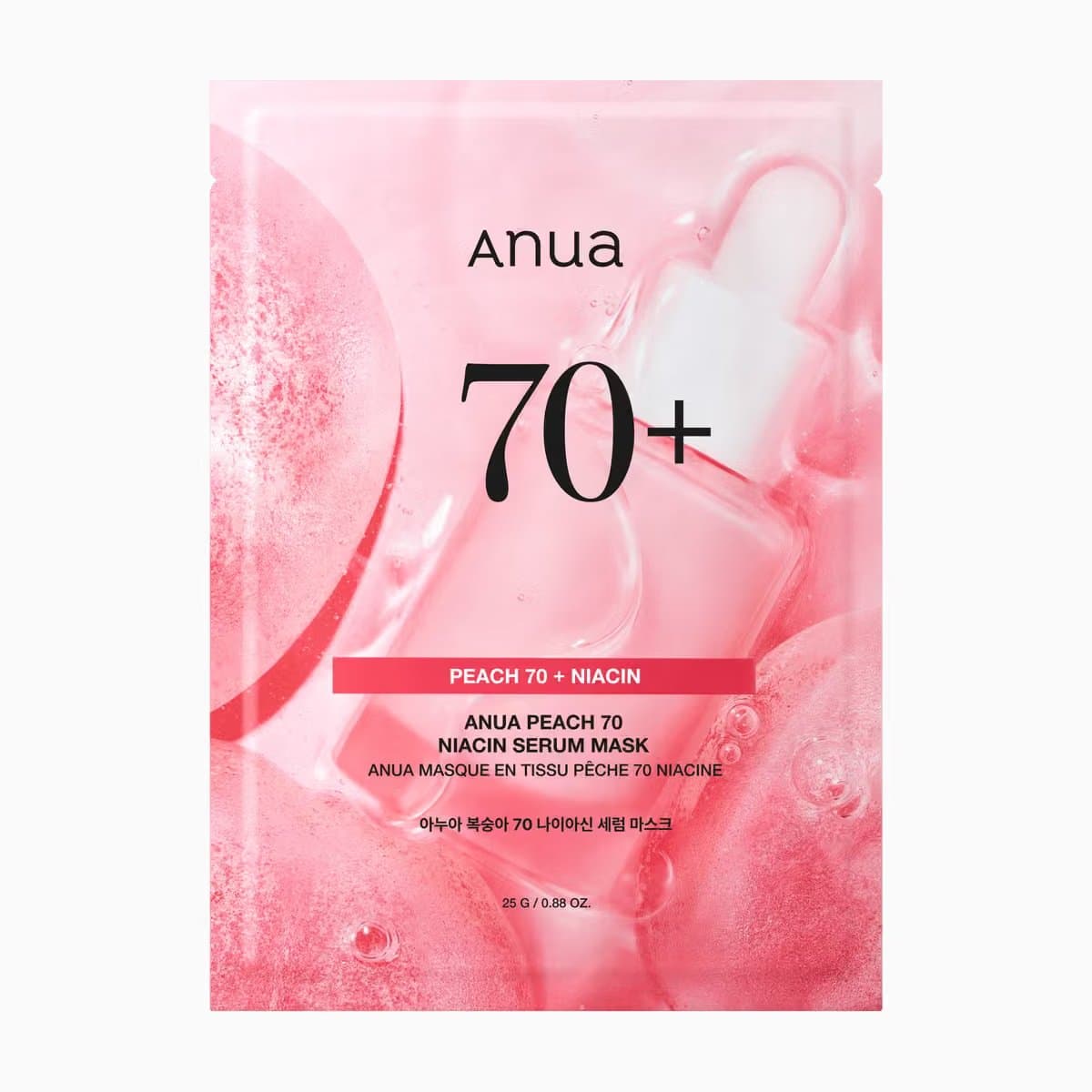 ANUA PEACH NIACIN SERUM MASK 25g (1PC)