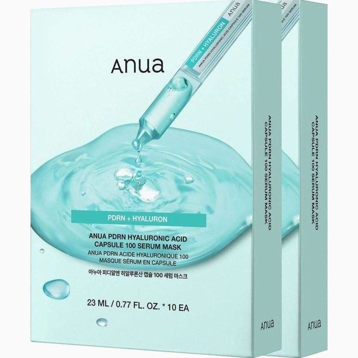ANUA PDRN HYALURONIC ACID CAPSULE 100 SERUM MASK 23ml (1PC)